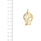 Pendentif Pendentif visage du Christ en or jaune 18 ct 58 Facettes 25618