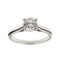 Bague 52 Bague solitaire - Diamant 0,98 ct en or blanc 18 ct 58 Facettes 34732