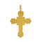 Pendentif Pendentif croix Via Crucis en or jaune 18 ct 58 Facettes 29224