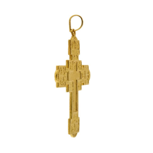 Pendentif Pendentif croix Via Crucis en or jaune 18 ct 58 Facettes 29224