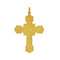 Pendentif Pendentif croix Via Crucis en or jaune 18 ct 58 Facettes 29224