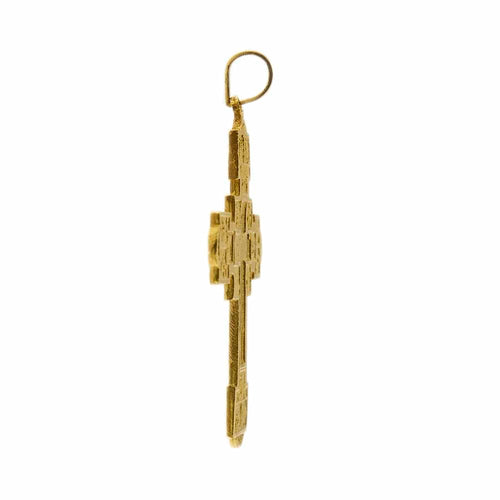 Pendentif Pendentif croix Via Crucis en or jaune 18 ct 58 Facettes 29224