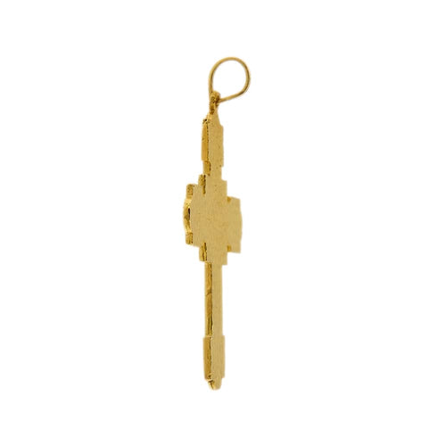 Pendentif Pendentif croix Via Crucis en or jaune 18 ct 58 Facettes 29224
