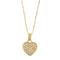 Collier Unoaerre - Collier maille vénitienne avec pendentif cœur en or jaune et diamants 58 Facettes 32739