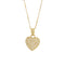 Collier Unoaerre - Collier maille vénitienne avec pendentif cœur en or jaune et diamants 58 Facettes 32739
