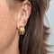 Boucles d'oreilles Boucles d’oreilles créoles ouvertes en or jaune 18 ct et diamants 58 Facettes 27191