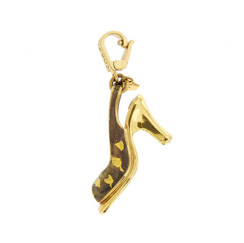 Pendentif Rosato Bags&Shoes - Pendentif sandale à talon en or jaune 18 ct émaillé 58 Facettes 28758