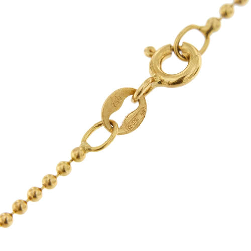 Collier Collier - pendentif œil de tigre en or jaune 18 carats 58 Facettes 35055