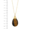 Collier Collier - pendentif œil de tigre en or jaune 18 carats 58 Facettes 35055