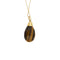 Collier Collier - pendentif œil de tigre en or jaune 18 carats 58 Facettes 35055