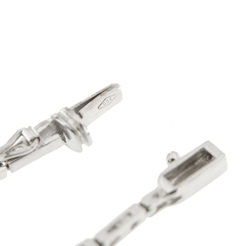 Collier Salvini - Collier à segments en or blanc 18 ct et diamants 58 Facettes 32630