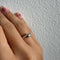 Bague 52 Bague solitaire - diamant 0,14 ct en or blanc 18 ct 58 Facettes 31624
