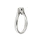 Bague 52 Bague solitaire - diamant 0,14 ct en or blanc 18 ct 58 Facettes 31624