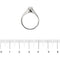 Bague 52 Bague solitaire - diamant 0,14 ct en or blanc 18 ct 58 Facettes 31624