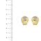 Boucles d'oreilles Boucles d’oreilles à puces en or jaune 18 ct et diamants 58 Facettes 29740
