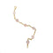 Bracelet Bracelet en or jaune 18 ct avec quartz rose 58 Facettes 28141B