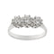 Bague Bague trilogy - 3 diamants taille brillant en or blanc 18 ct 58 Facettes 35813