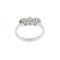 Bague Bague trilogy - 3 diamants taille brillant en or blanc 18 ct 58 Facettes 35813