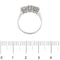 Bague Bague trilogy - 3 diamants taille brillant en or blanc 18 ct 58 Facettes 35813
