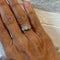 Bague Bague trilogy - 3 diamants taille brillant en or blanc 18 ct 58 Facettes 35813
