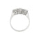Bague Bague trilogy - 3 diamants taille brillant en or blanc 18 ct 58 Facettes 35813