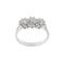 Bague Bague trilogy - 3 diamants taille brillant en or blanc 18 ct 58 Facettes 35813