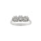Bague Bague trilogy - 3 diamants taille brillant en or blanc 18 ct 58 Facettes 35813