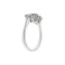 Bague Bague trilogy - 3 diamants taille brillant en or blanc 18 ct 58 Facettes 35813
