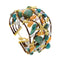 Bracelet Bracelet multifils en or jaune 18 kt avec pierres naturelles 58 Facettes 35278