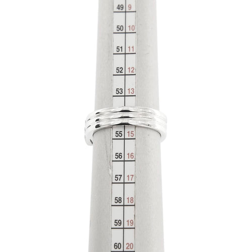Bague 54 Bague zigzag rivière en or blanc 18 ct et diamants 0,60 ct 58 Facettes 11598