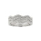Bague 54 Bague zigzag rivière en or blanc 18 ct et diamants 0,60 ct 58 Facettes 11598