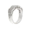 Bague 54 Bague zigzag rivière en or blanc 18 ct et diamants 0,60 ct 58 Facettes 11598