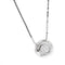 Collier Collier - Pendentif point de lumière en or blanc 18 ct et diamant 0,15 ct 58 Facettes 25854