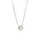 Collier Collier - Pendentif point de lumière en or blanc 18 ct et diamant 0,15 ct 58 Facettes 25854