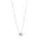 Collier Collier - Pendentif point de lumière en or blanc 18 ct et diamant 0,15 ct 58 Facettes 25854