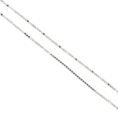 Collier Collier - Pendentif point de lumière en or blanc 18 ct et diamant 0,15 ct 58 Facettes 25854