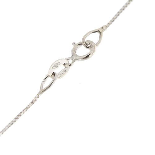 Collier Collier - Pendentif point de lumière en or blanc 18 ct et diamant 0,15 ct 58 Facettes 25854