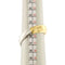 Bague 56 Bague contrarié ouverte en or 18 ct avec émeraude et diamants 58 Facettes 28269