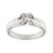 Bague UNOAERRE - Bague solitaire en platine avec diamant 0,49 ct 58 Facettes 30874