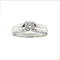 Bague UNOAERRE - Bague solitaire en platine avec diamant 0,49 ct 58 Facettes 30874