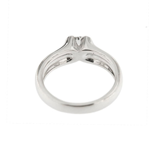 Bague UNOAERRE - Bague solitaire en platine avec diamant 0,49 ct 58 Facettes 30874