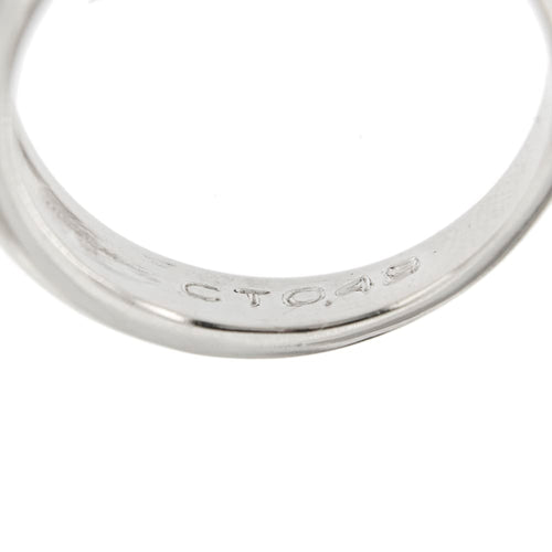 Bague UNOAERRE - Bague solitaire en platine avec diamant 0,49 ct 58 Facettes 30874