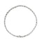 Bracelet Bracelet unisexe à segments en or blanc 18 ct 58 Facettes 27884