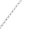 Bracelet Bracelet unisexe à segments en or blanc 18 ct 58 Facettes 27884