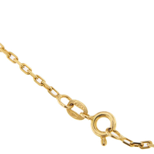 Collier Collier point lumineux en or jaune 18 ct avec diamant 0,20 ct 58 Facettes 33882