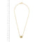 Collier Collier point lumineux en or jaune 18 ct avec diamant 0,20 ct 58 Facettes 33882