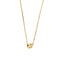Collier Collier point lumineux en or jaune 18 ct avec diamant 0,20 ct 58 Facettes 33882