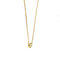 Collier Collier point lumineux en or jaune 18 ct avec diamant 0,20 ct 58 Facettes 33882