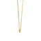 Collier Collier point lumineux en or jaune 18 ct avec diamant 0,20 ct 58 Facettes 33882