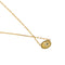 Collier Collier point lumineux en or jaune 18 ct avec diamant 0,20 ct 58 Facettes 33882